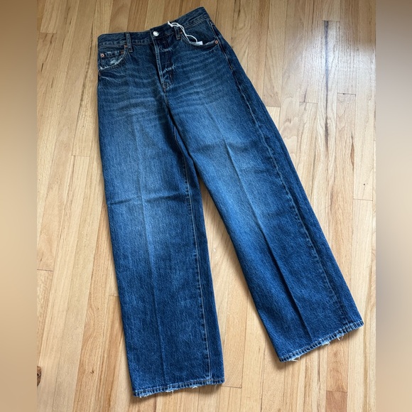 NWT Pistola Tate High Rise Bowed Leg Jean - Fulton Wash - Picture 10 of 10